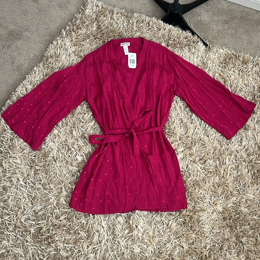 LSPACE Pink Heart Robe - Picture 11 of 13